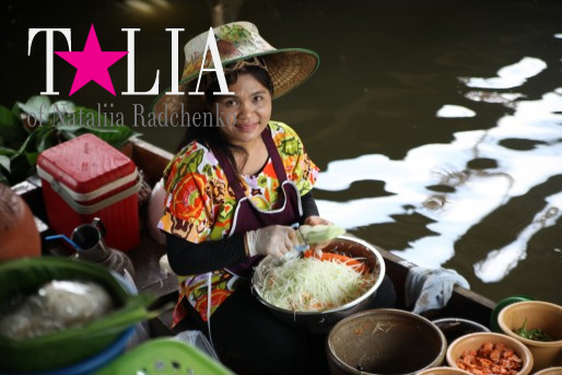 Бангкок, плавучий рынок.